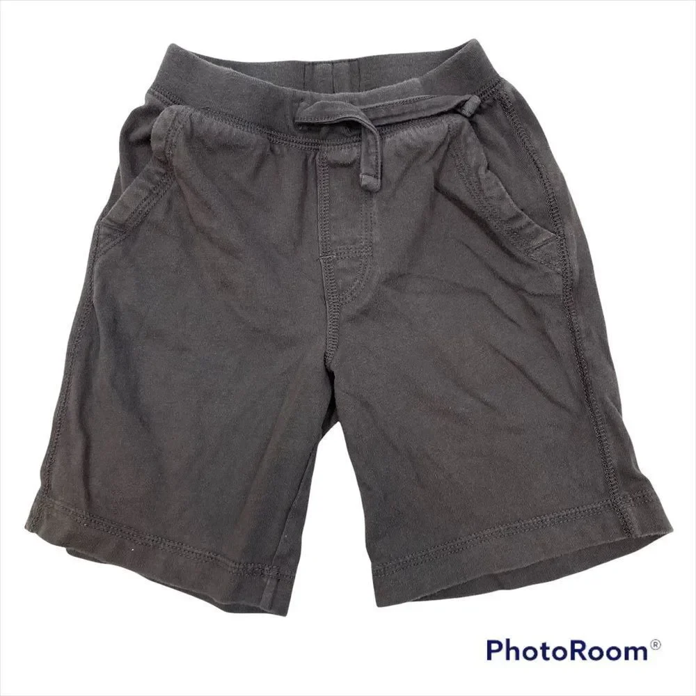 Two Pairs Boys Baby Gap Casual‎ Shorts Both Size 4 Grey and Blue and White Plaid